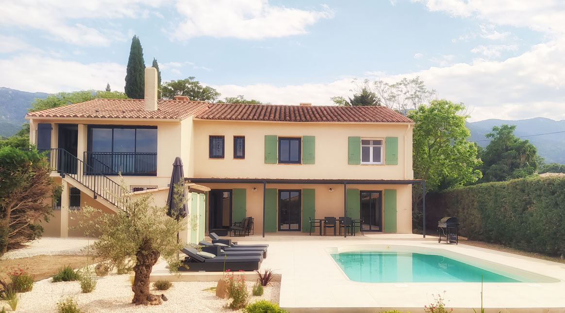 Rénovation énergétique d'une villa des années 70 à Laroque des albères en Occitanie